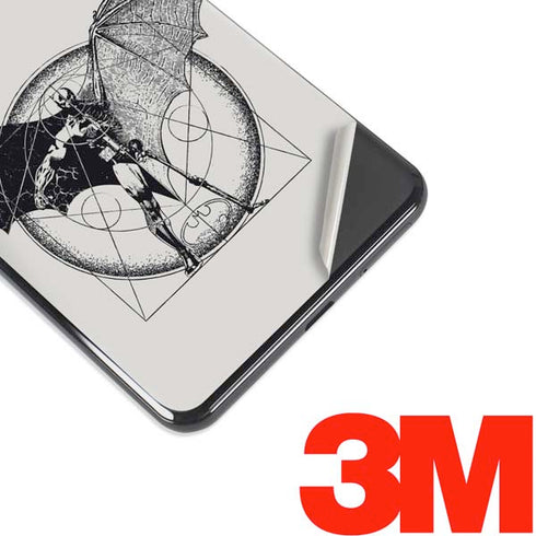 DC Comics Batman Skeleton diagram Art Google Pixel 3 XL Skin